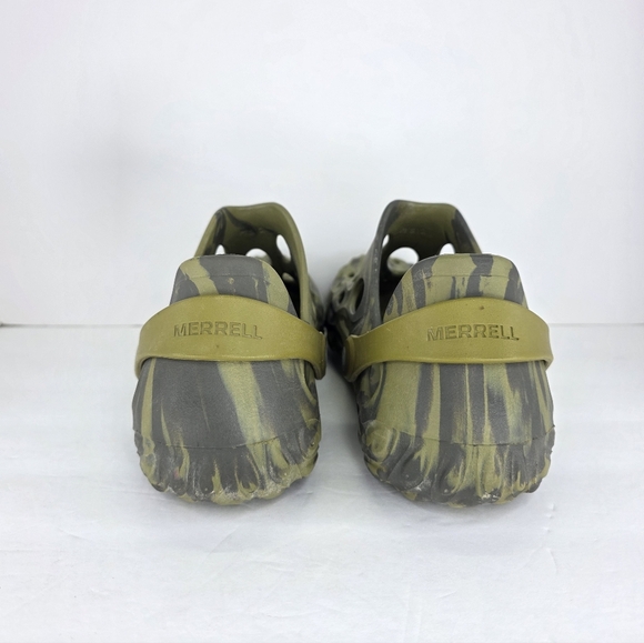 Merrell Hydro Moc Olive Drab Water Shoe Camo Green Croc Sandal Men’s Size 12 main image 7